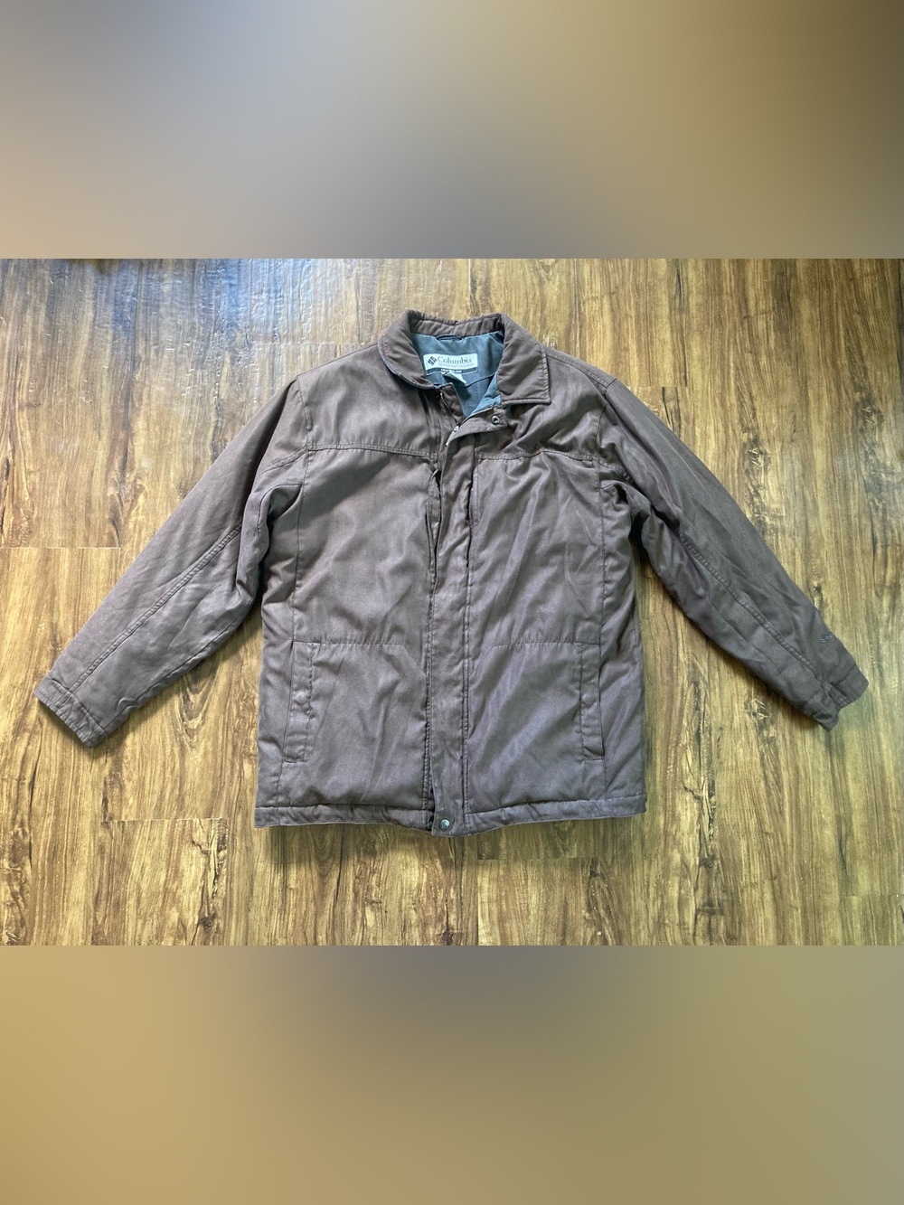 Columbia Men's Brown Insulated Winter Jacket Size Large